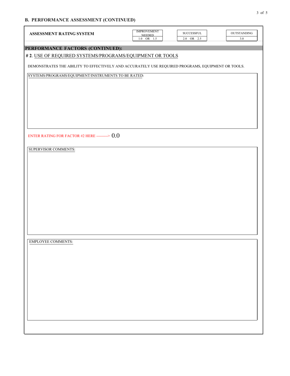 Performance Review Assessment - Mississippi, Page 3