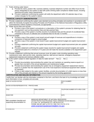 Form MO780-2688 &quot;Minimum Technical, Managerial, and Financial Capacity Requirements for Community and Nontransient Noncommunity Public Water Systems (10 Csr 60-3.030)&quot; - Missouri, Page 2