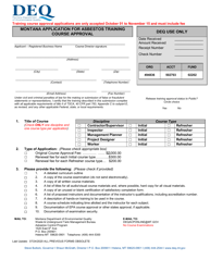 Document preview: Montana Application for Asbestos Training Course Approval - Montana