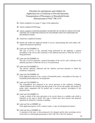 Application for a New or Expanded Certificate or Order and Permit to Transport Passengers or Household Goods - Nevada, Page 10