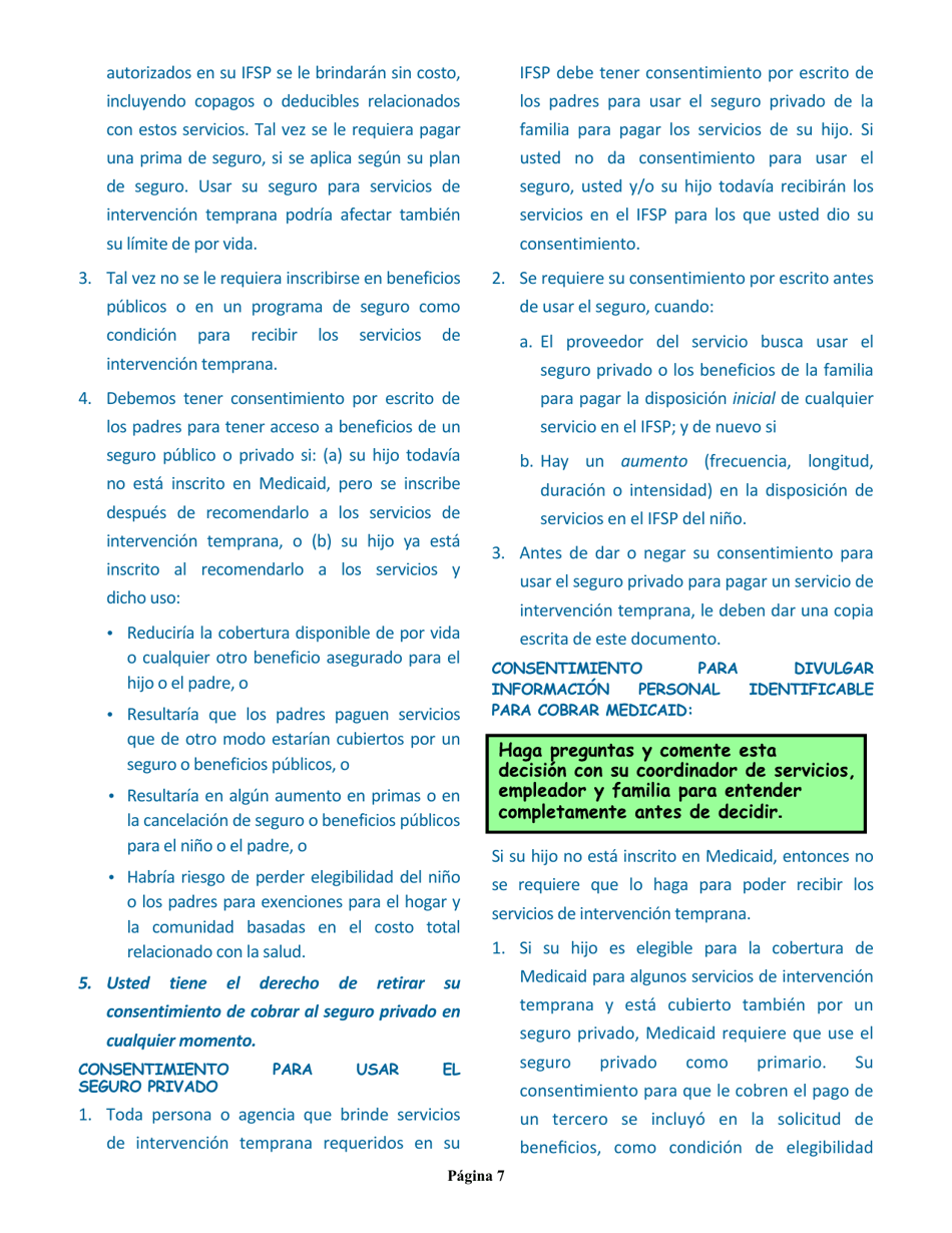 Manual Para Padres - Nevada (Spanish), Page 11