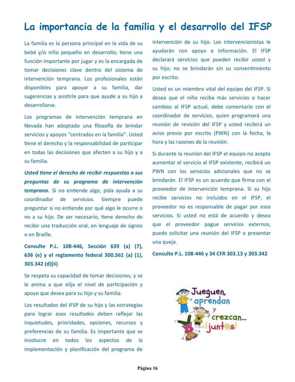 Manual Para Padres - Nevada (Spanish), Page 20