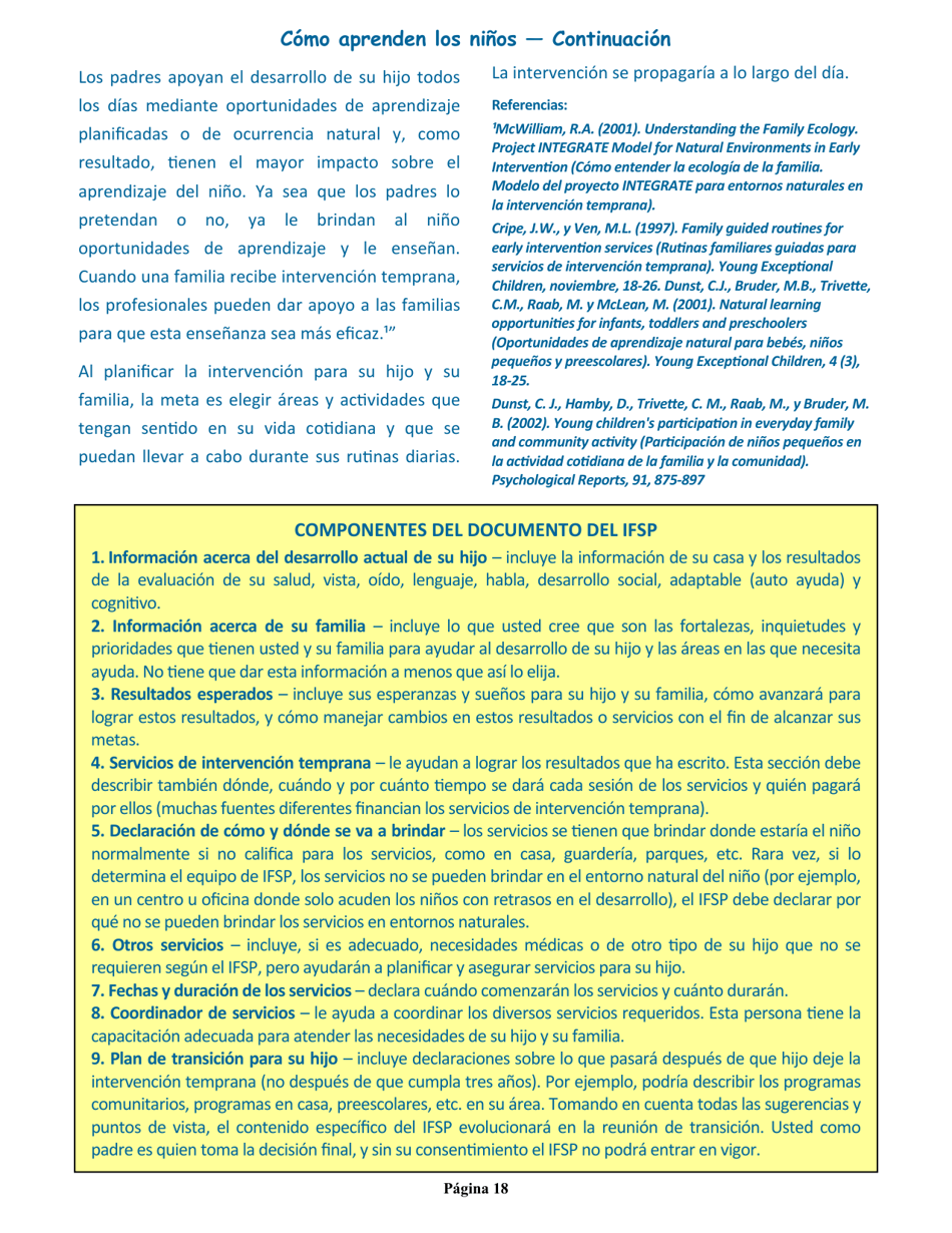 Manual Para Padres - Nevada (Spanish), Page 22