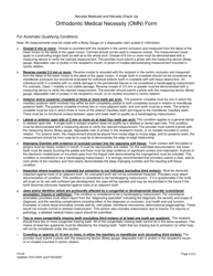 Form FA-25 Orthodontic Medical Necessity (Omn) Form - Nevada, Page 3
