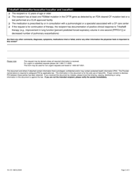 Form FA-172 Cystic Fibrosis Agents Prior Authorization Request Form - Nevada, Page 2
