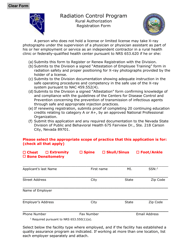 Rural Authorization Registration Form - Nevada