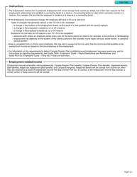 Form TD1-IN Determination of Exemption of an Indian&#039;s Employment Income - Canada, Page 2