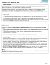 Form T2152 Part X.3 Tax Return for a Labour-Sponsored Venture Capital Corporation - Canada, Page 3