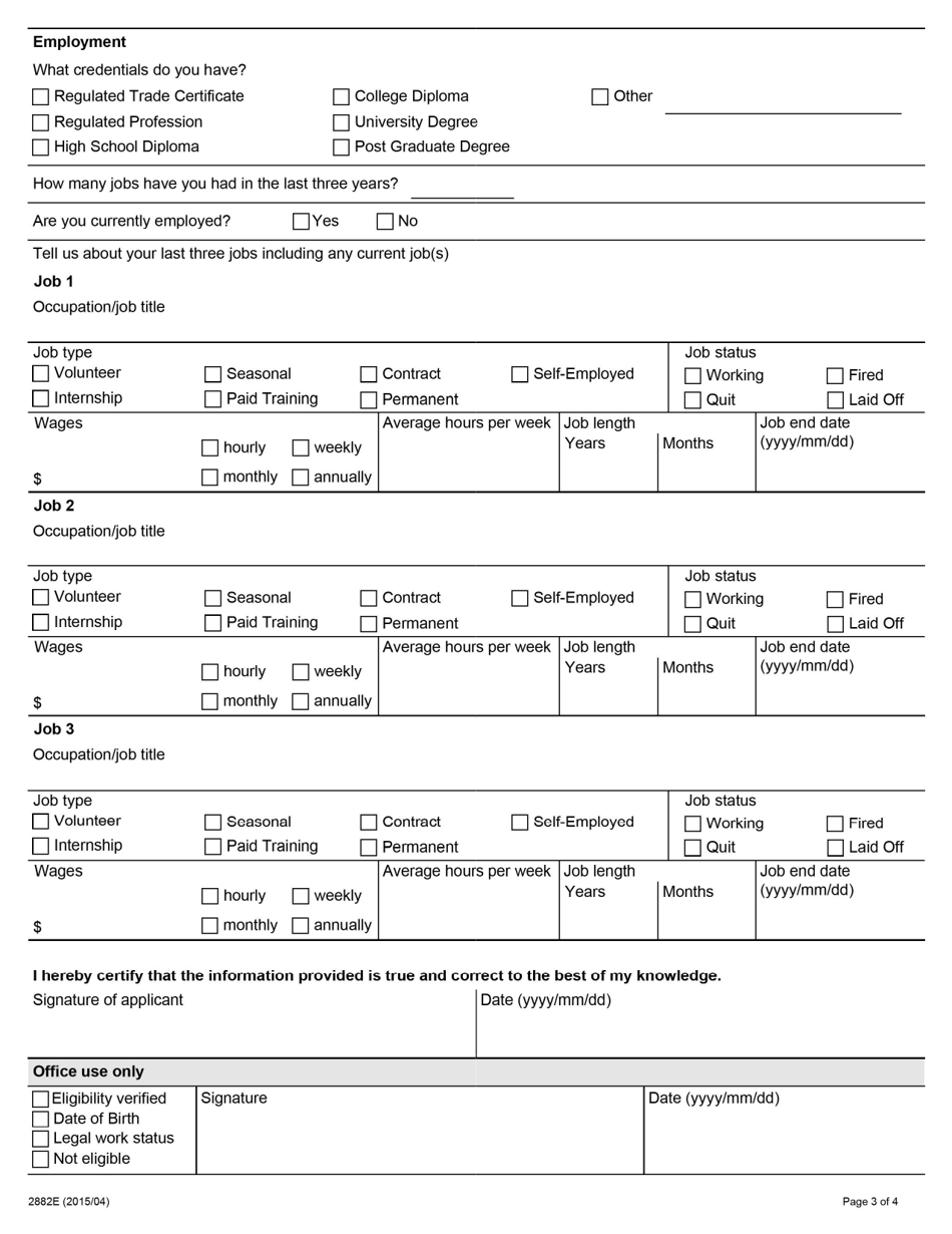 Form 2882e Fill Out Sign Online And Download Fillable Pdf Ontario Canada Templateroller 6786