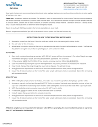 Form LSAD100F2.25 Water Requisition - Nova Scotia, Canada, Page 2