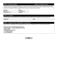 Guide II License to Accompany Renewal Form - New Brunswick, Canada, Page 2