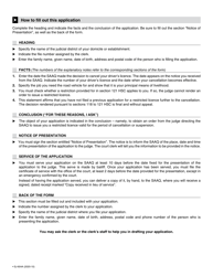 Form SJ-604A Application for a Restricted Licence - Quebec, Canada, Page 3