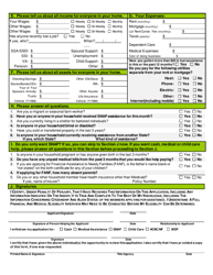 BFA Form 800 Application for Assistance - New Hampshire, Page 4