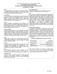 Form DP-175 Electronic Funds Transfer Automated Clearing House Credit Program Guide - New Hampshire, Page 2