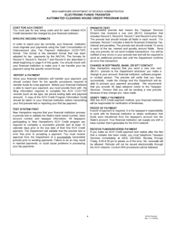 Form DP-175 Electronic Funds Transfer Automated Clearing House Credit Program Guide - New Hampshire, Page 4