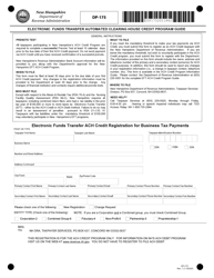 Form DP-175 Electronic Funds Transfer Automated Clearing House Credit Program Guide - New Hampshire, Page 5
