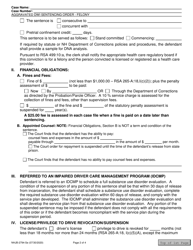 Form NHJB-2794-SE Aggravated Dwi Sentencing Order - Felony - New Hampshire, Page 2