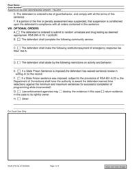 Form NHJB-2794-SE Aggravated Dwi Sentencing Order - Felony - New Hampshire, Page 4