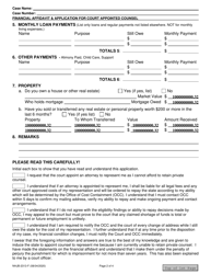 Form NHJB-2313-F Financial Affidavit &amp; Application for Court Appointed Counsel - New Hampshire, Page 2