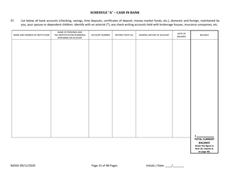 Form 25 (Personal History Disclosure Form 1) Casino Qualifiers - New Jersey, Page 32