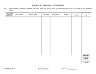 Form 25 (Personal History Disclosure Form 1) Casino Qualifiers - New Jersey, Page 36