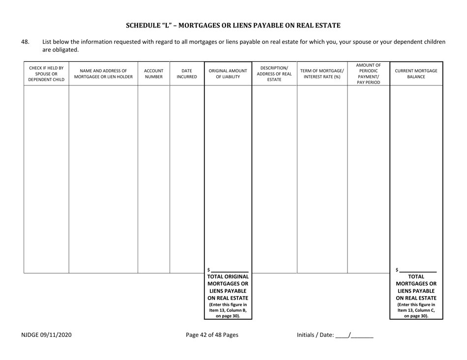 Form 25 (Personal History Disclosure Form 1) Casino Qualifiers - New Jersey, Page 43