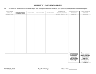 Form 25 (Personal History Disclosure Form 1) Casino Qualifiers - New Jersey, Page 46