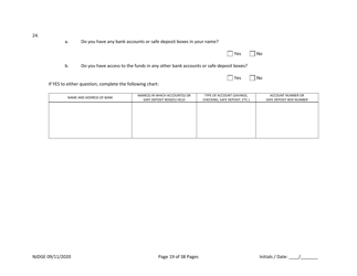 Form 22 Personal History Disclosure Resubmission Form - Casino Qualifiers - New Jersey, Page 20