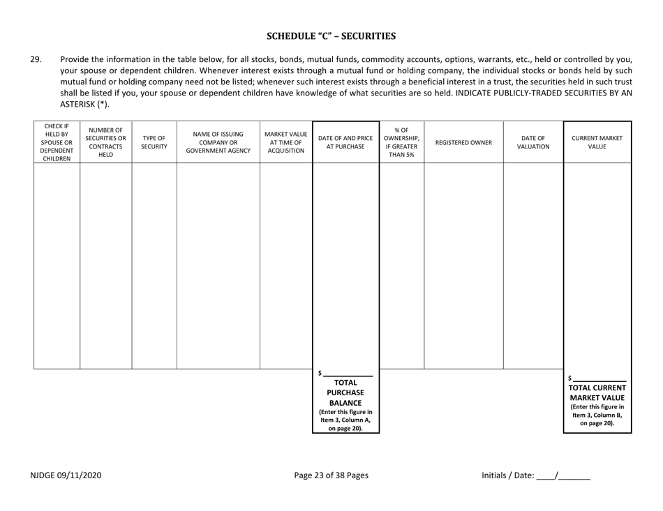 Form 22 Personal History Disclosure Resubmission Form - Casino Qualifiers - New Jersey, Page 24