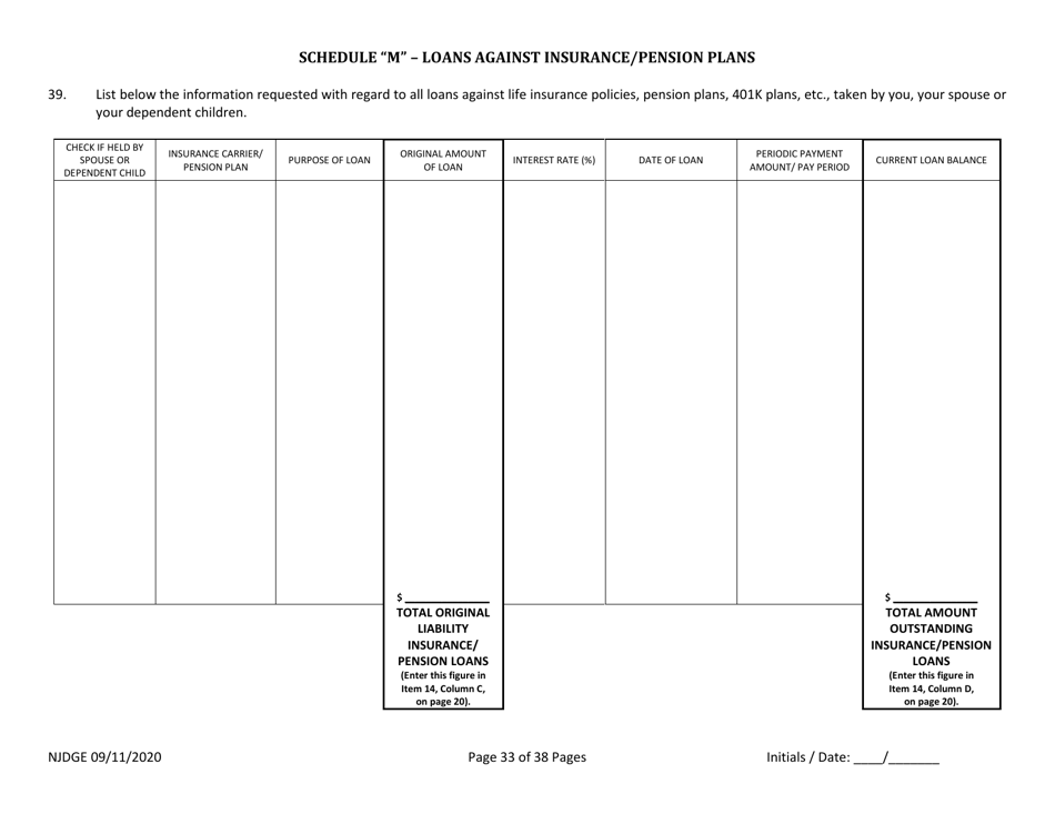 Form 22 Personal History Disclosure Resubmission Form - Casino Qualifiers - New Jersey, Page 34