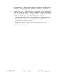 Form 22 Personal History Disclosure Resubmission Form - Casino Qualifiers - New Jersey, Page 4