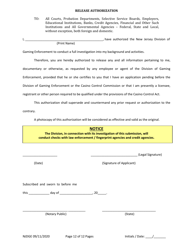 Form 33 New Jersey Supplemental Form to the Multi-Jurisdictional Personal History Disclosure Form - Casino Service Industry Enterprise Qualifiers - New Jersey, Page 13