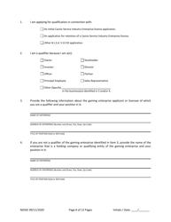 Form 33 New Jersey Supplemental Form to the Multi-Jurisdictional Personal History Disclosure Form - Casino Service Industry Enterprise Qualifiers - New Jersey, Page 7