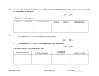 Form 34 (Personal History Disclosure Form 2) Outside Directors of Holding and Intermediary Companies of Casino Service Industry Enterprises - New Jersey, Page 21