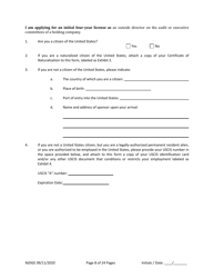 Form 34 (Personal History Disclosure Form 2) Outside Directors of Holding and Intermediary Companies of Casino Service Industry Enterprises - New Jersey, Page 9