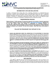 Form DR-14 &quot;Passenger and School Bus Fingerprinting Information and Application&quot; - New Jersey