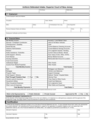 Form 10693 Application for Public Defender (5a) - for Family Matters - New Jersey (English/Spanish), Page 3