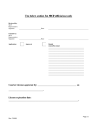 Mcp Courier Application - New Mexico, Page 6