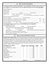 Form 232-15 Part 232 Dry Cleaning Compliance Inspection Report - New York, Page 5