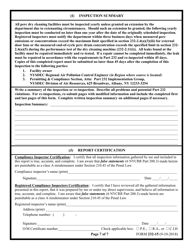 Form 232-15 Part 232 Dry Cleaning Compliance Inspection Report - New York, Page 7