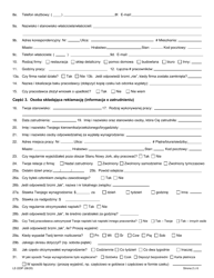 Form LS223P Labor Standards Complaint Form - New York (Polish), Page 4
