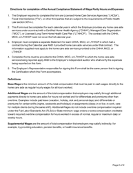 Form LS300 Employer&#039;s Annual Compliance Statement of Wage Parity, Hours and Expenses - New York, Page 2
