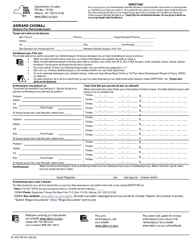 Document preview: Form TC403 HR Unemployment Insurance Request for Reconsideration - New York (Haitian Creole)