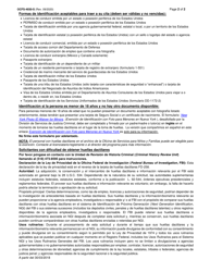 Formulario OCFS-4930-S Solicitud De Servicios De Huellas Dactilares En Elestado De Nueva York - New York (Spanish), Page 2