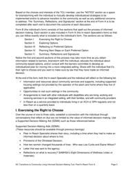 Peer/In-Reach Form A North Carolina Transitions to Community Living Initiative Informed Decision-Making Tool - North Carolina, Page 3