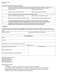 Form SFN51269 Request for Vehicle Information - North Dakota, Page 3