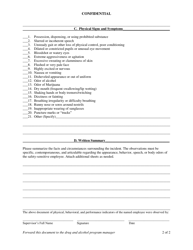 Reasonable Suspicion Incident Checklist - Ohio, Page 2