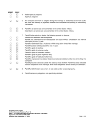 Uniform Domestic Relations Form 12 Reply to Counterclaim for Divorce Without Children - Ohio, Page 2
