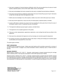 Uniform Domestic Relations Form 19 Separation Agreement - Ohio, Page 2