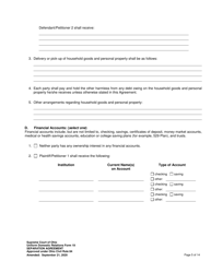 Uniform Domestic Relations Form 19 Separation Agreement - Ohio, Page 5